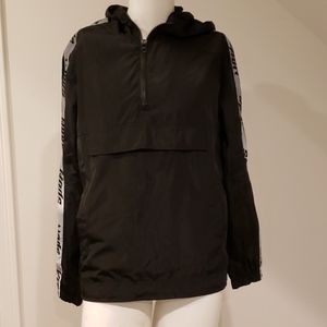 Forever 21 new men's black pullover jacket size lg